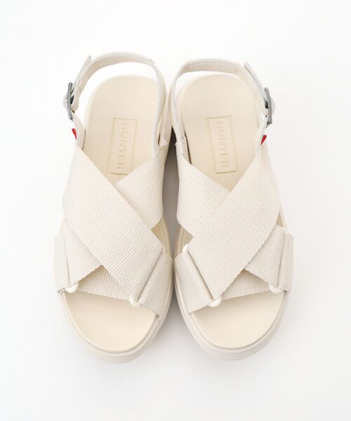 HUNTER / ハンター サンダル | ユニセックス シティ リベル ウェビング クロスオーバー サンダル | 詳細1