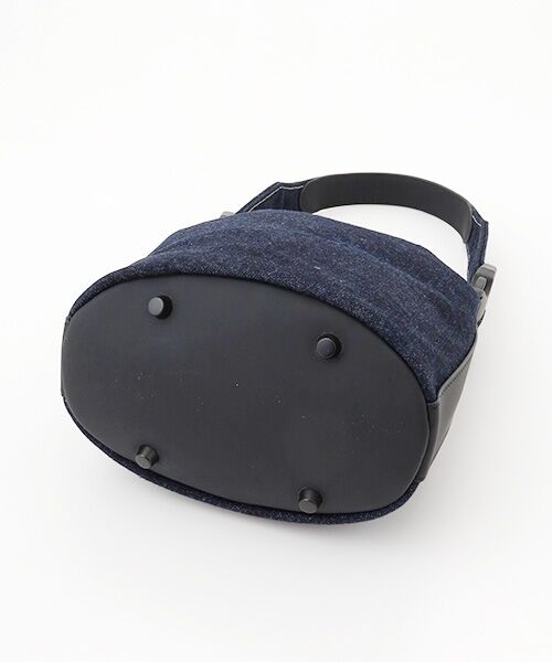 HUNTER / ハンター ハンドバッグ | リファインド ドローストリング デニム バケット | 詳細4