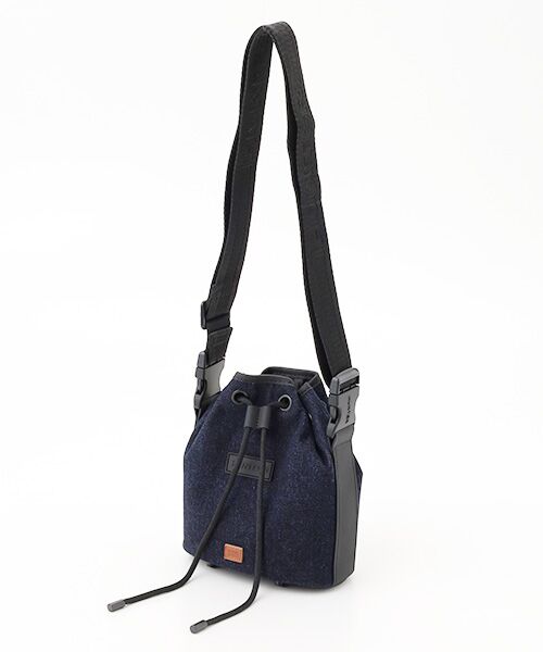 HUNTER / ハンター ハンドバッグ | リファインド ドローストリング デニム バケット | 詳細6