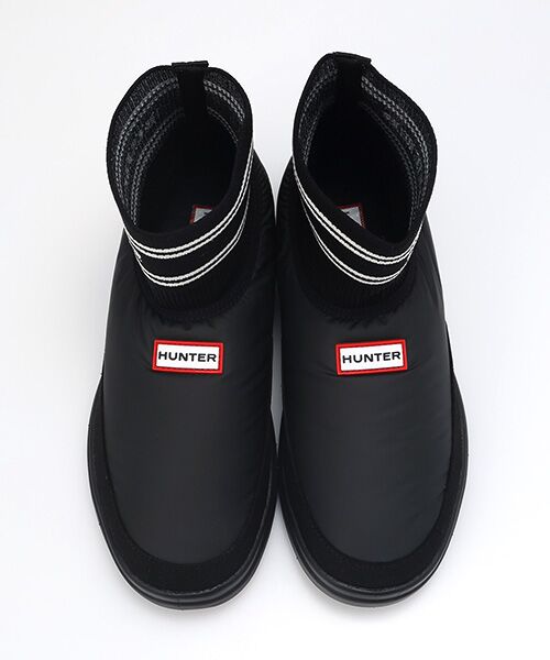 HUNTER / ハンター フラットシューズ | ユニセックス イン/アウト ハンター ニッテッド ソック スリッパ | 詳細1