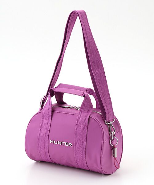 HUNTER / ハンター ショルダーバッグ | プレミアム ナイロン バレル バッグ（エナジーフューシャ）