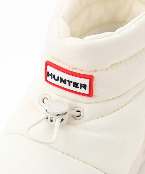 HUNTER / ハンター ブーツ（ショート丈） | イン/アウト コージー パフ サイド ベント ブーティー | 詳細6