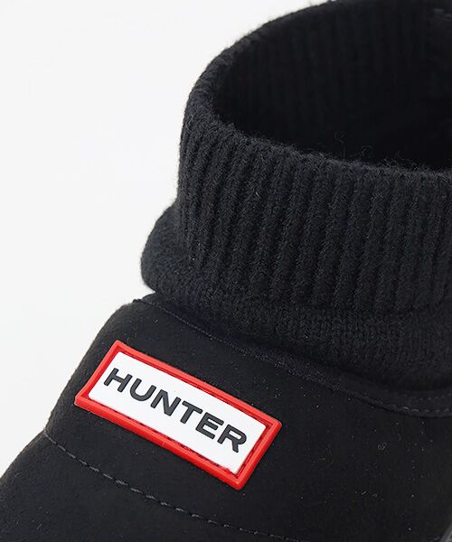 HUNTER / ハンター ブーツ（ショート丈） | イン/アウト ビーガン スエード ニッテッド カフ ブーツ | 詳細6