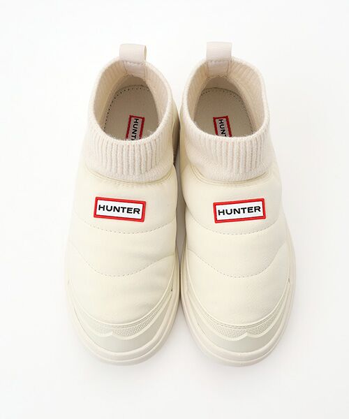 HUNTER / ハンター ブーツ（ショート丈） | イン/アウト ビーガン スエード ニッテッド カフ ブーツ | 詳細1