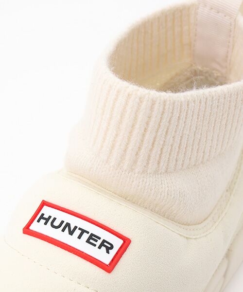 HUNTER / ハンター ブーツ（ショート丈） | イン/アウト ビーガン スエード ニッテッド カフ ブーツ | 詳細6