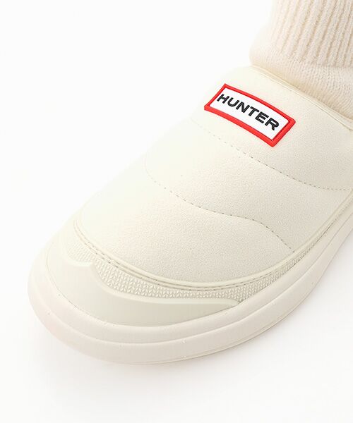 HUNTER / ハンター ブーツ（ショート丈） | イン/アウト ビーガン スエード ニッテッド カフ ブーツ | 詳細7