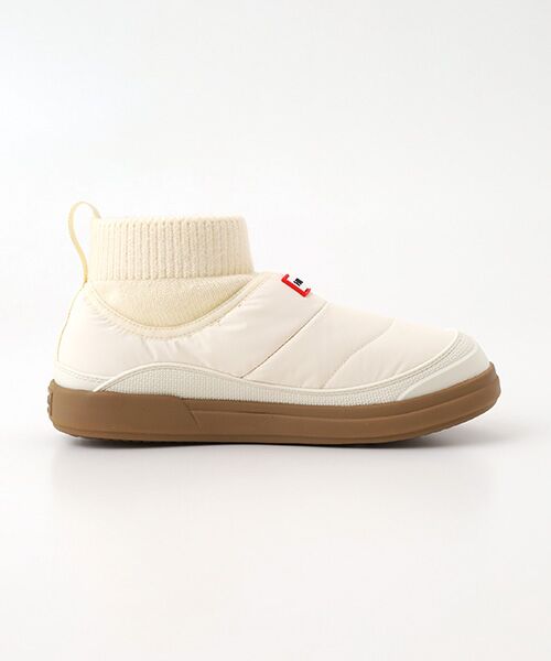 HUNTER / ハンター フラットシューズ | レディース イン/アウト パファー ニッテッド カフ ブーツ | 詳細3