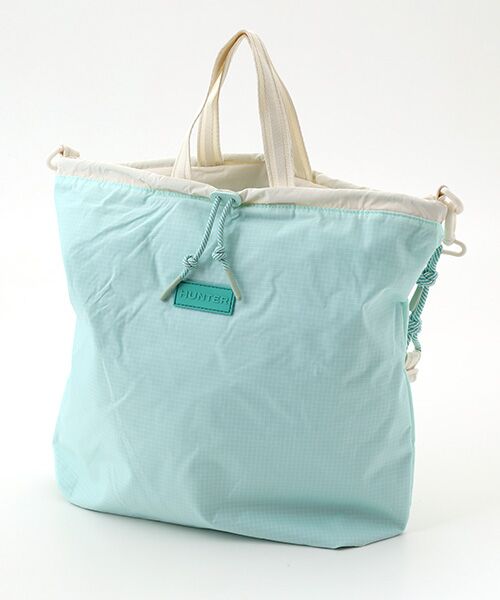 HUNTER / ハンター トートバッグ | トラベル マルチファンクション パッカブル トート（ホワイトウィロー / グロウラグーン / グロウアルゲー）