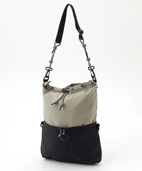 HUNTER / ハンター ショルダーバッグ | トラベル マルチファンクション サコッシュ（ブラック / エナジークレイ）