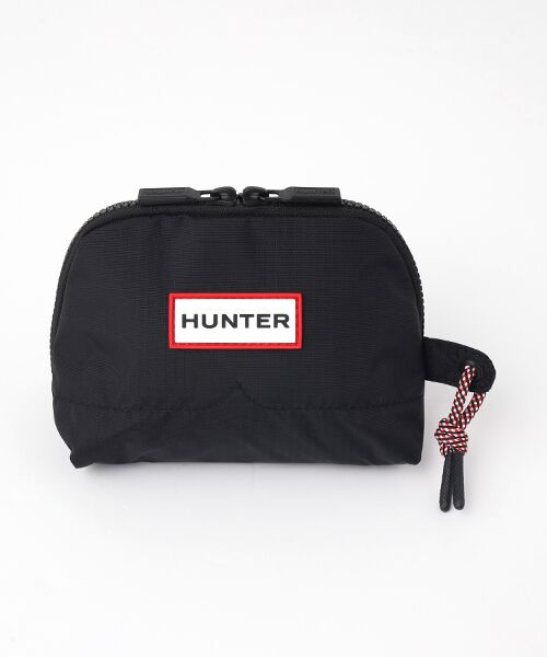 HUNTER / ハンター ポーチ | トラベル エクスパンダブル スモール ポーチ（ブラック）