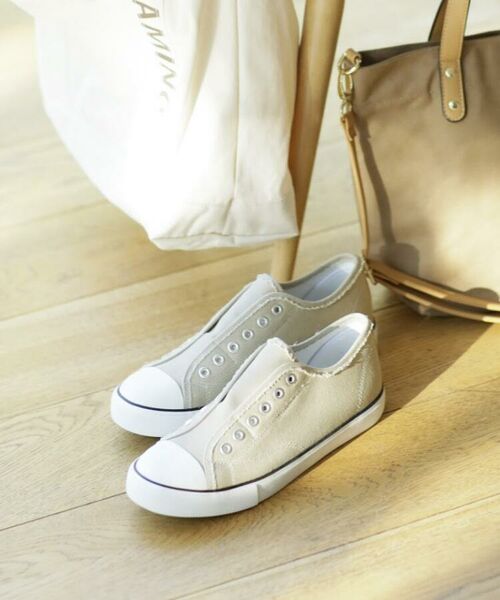 セール ノーシューレースキャンバススニーカー スニーカー Hushush ハッシュアッシュ ファッション通販 タカシマヤファッションスクエア