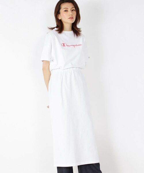 セール Champion Web限定 ロゴワンピース ミニ丈 ひざ丈ワンピース Hushush ハッシュアッシュ ファッション通販 タカシマヤファッションスクエア