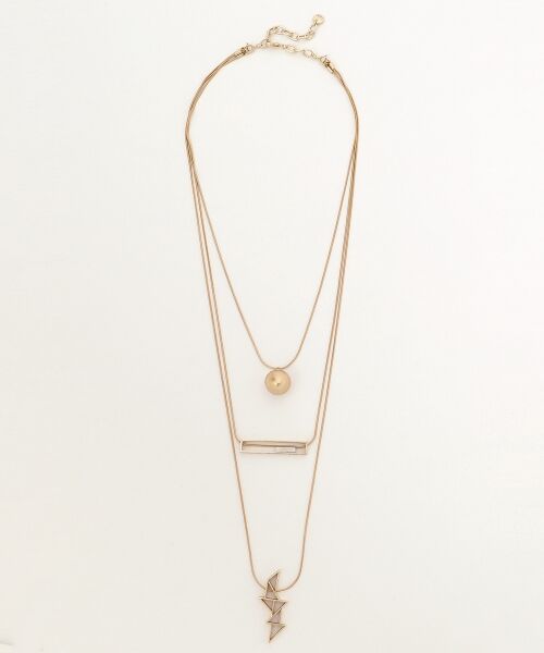 セール】 GeometricNecklace 3連ネックレス （ネックレス・ペンダント