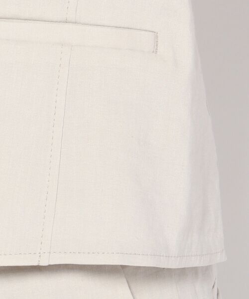 【セットアップ可 / 洗える】Stretch Linen ジャケット