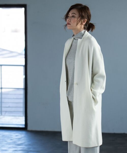 Wool Stretch ニットコーディガン