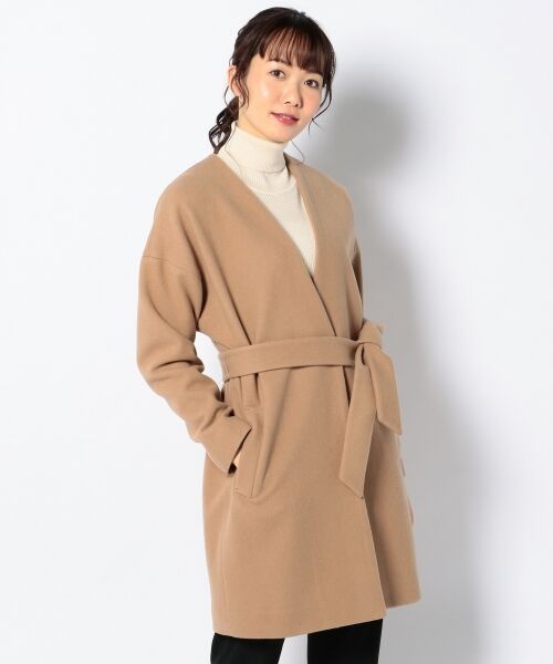 セール 梅春新作 Soft Lamb Melton ウールコート その他アウター Icb アイシービー ファッション通販 タカシマヤファッションスクエア