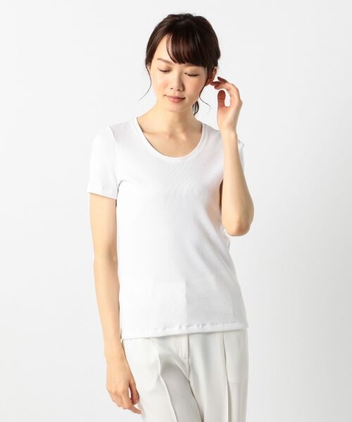 セール 洗える Basic Cotton カットソー Tシャツ Icb アイシービー ファッション通販 タカシマヤファッションスクエア