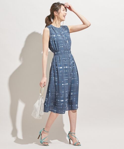 セール 洗える Construction チェックプリント ワンピース ミニ丈 ひざ丈ワンピース Icb アイシービー ファッション通販 タカシマヤファッションスクエア