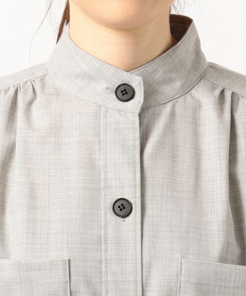 セール Domani10月号掲載 Silky Wool シャツドレス ミニ丈 ひざ丈ワンピース Icb アイシービー ファッション通販 タカシマヤファッションスクエア