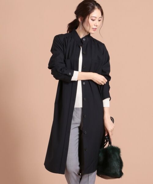 セール Domani10月号掲載 Silky Wool シャツドレス ミニ丈 ひざ丈ワンピース Icb アイシービー ファッション通販 タカシマヤファッションスクエア