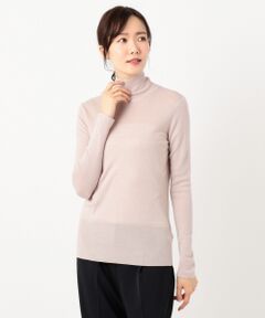 【洗える】Tencel Wool ハイネックニット