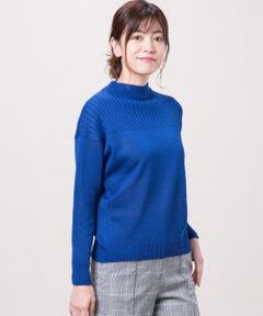 ICB / アイシービー ニット・セーター | 【店頭売れ筋】Siltex Cotton スタンドネック ニット
