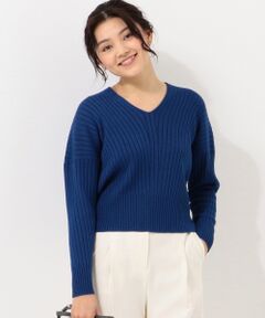 【店頭売れ筋】Siltex Cotton Vネック ニット