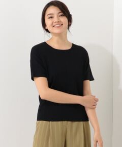 ICB / アイシービー ニット・セーター | 【洗える】Synthetic Fullneedle 半袖ニット