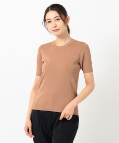 Luster Cotton 半袖 ニット