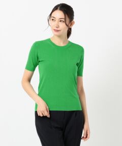 Luster Cotton 半袖 ニット