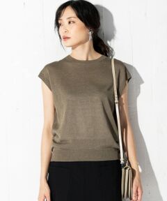 Luster Linen クルーネック ニット