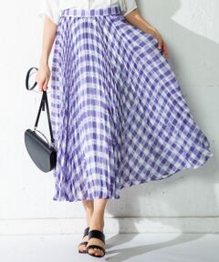 【セットアップ】Gradation Gingham スカート