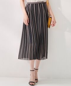 Multi Stripe プリーツスカート