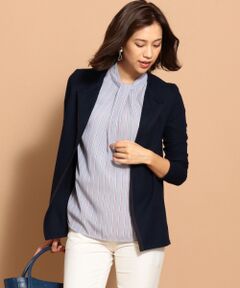 ICB / アイシービー ノーカラージャケット | 【伸縮性】Soft Mild Jersey ライトジャケット