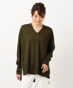 ICB / アイシービー ニット・セーター | 【洗える】Compact Wool Vネックニット