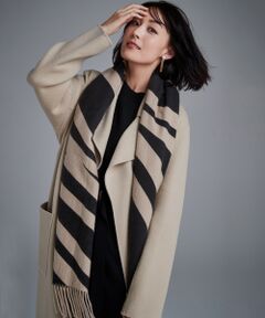 【mi-mollet掲載】Wool Rever トレンチ型コート