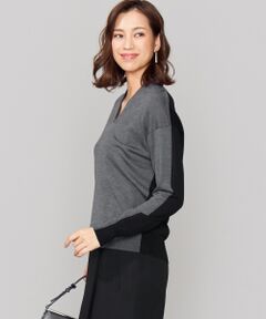 【シルク＆カシミヤ混】Wool Silk Cashmere Vネックニット