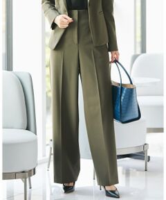 【セットアップ】Warm Georgette ワイドパンツ