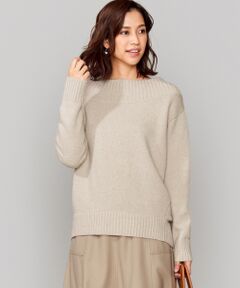 【2019冬のWEB限定カラー】Soft Cashmere Mix ボートネックニット