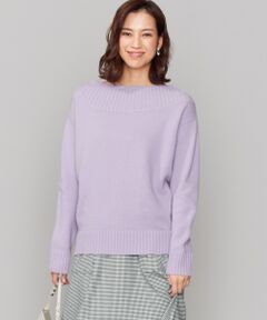 【2019冬のWEB限定カラー】Soft Cashmere Mix ボートネックニット