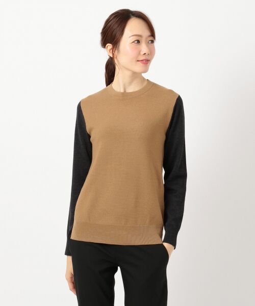 ICB / アイシービー ニット・セーター | Bicolor Wool クルーネックニット | 詳細4