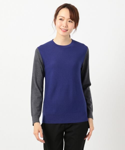ICB / アイシービー ニット・セーター | Bicolor Wool クルーネックニット | 詳細6