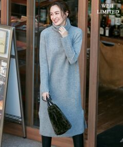 ICB / アイシービー ロング・マキシ丈ワンピース | 【2019冬のWEB限定】タートルネック ニットワンピース