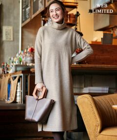 ICB / アイシービー ロング・マキシ丈ワンピース | 【2019冬のWEB限定】タートルネック ニットワンピース