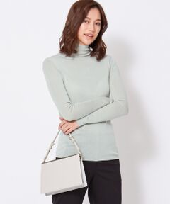 Tencel Wool ハイネックニット