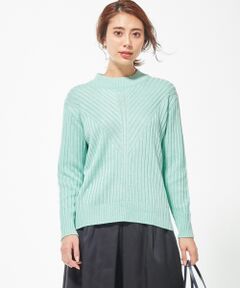 Siltex Cotton ボトルネックニット