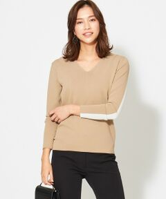 ICB / アイシービー ニット・セーター | 【洗える】Synthetic Full Needle Vネックニット