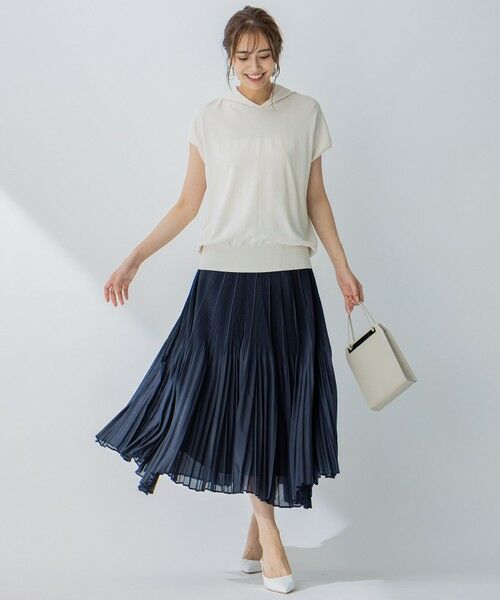 【VERY3月号掲載】Airy Boile プリーツフレアスカート