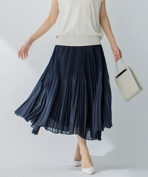 【VERY3月号掲載】Airy Boile プリーツフレアスカート