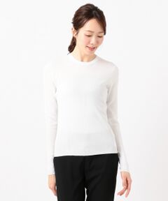 ICB / アイシービー ニット・セーター | 【VERY4月号掲載】Luster Cotton 長袖ニット